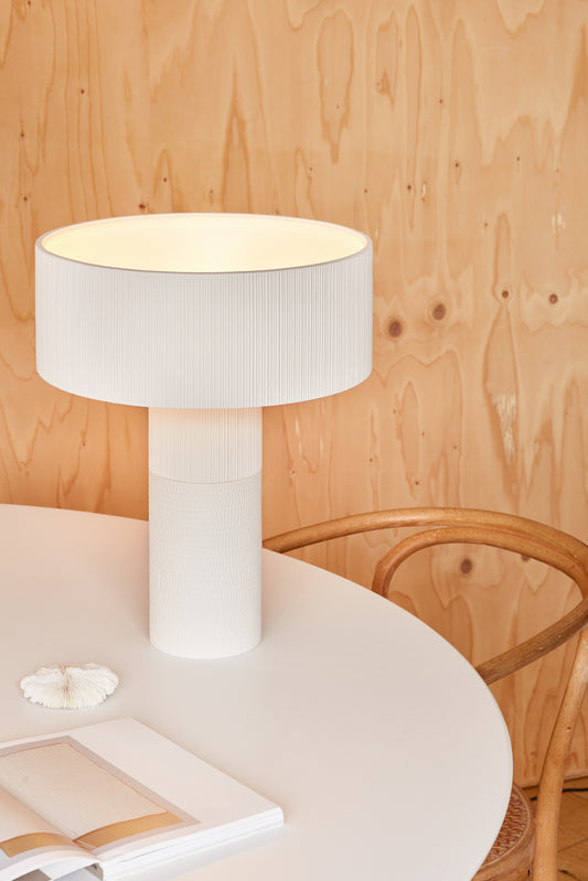 CLAY TABLE LAMP TERRA WHITE