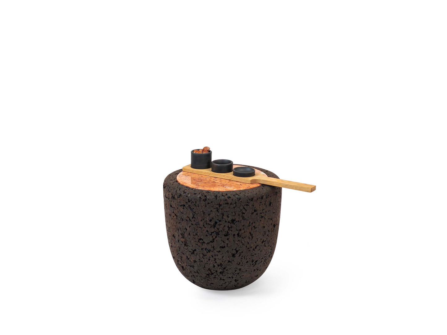 MAGMA Smal Low, cork coffee table.