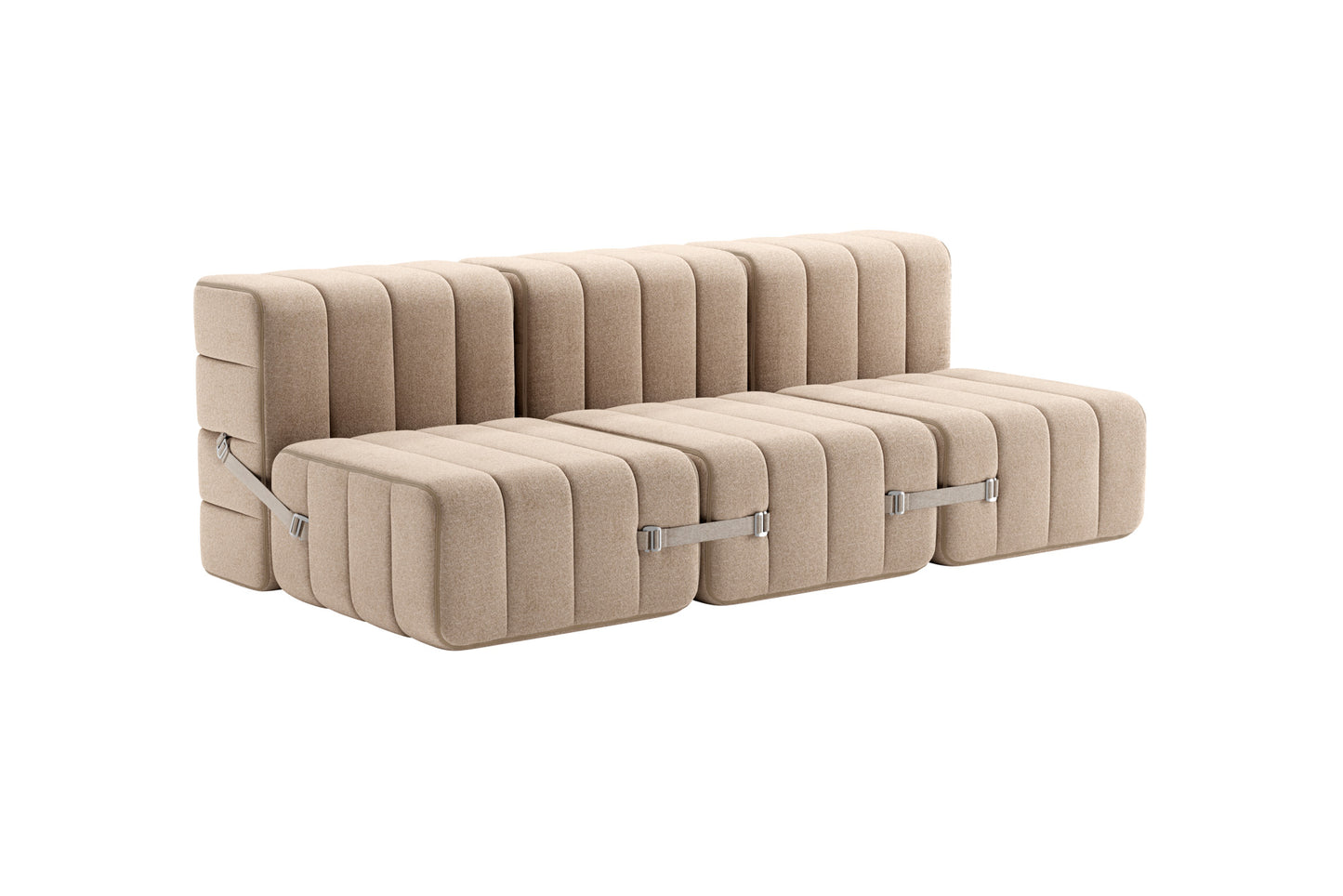 CURT 3 seater sofa in 100% recycled wool