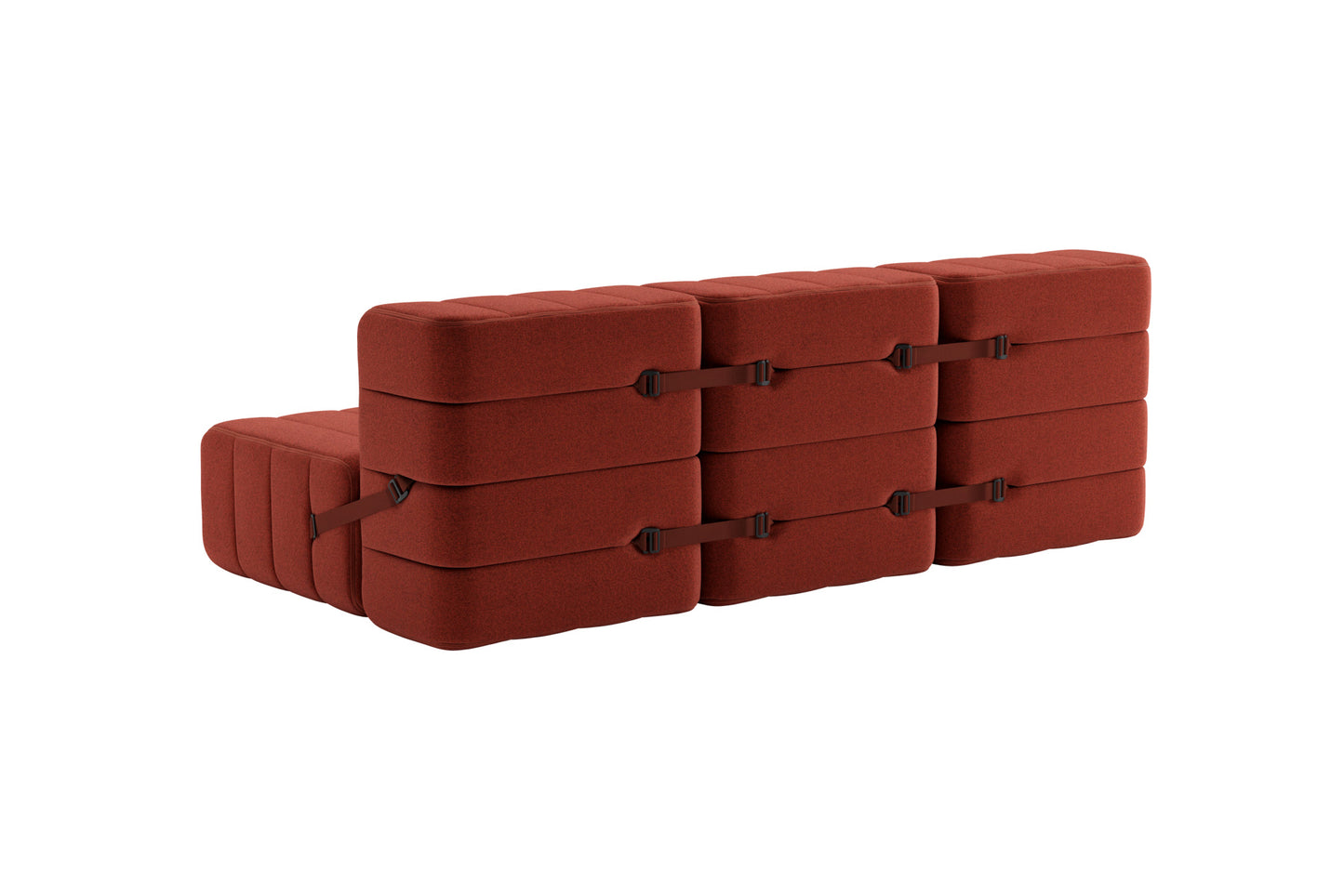CURT 3 seater sofa in 100% recycled wool