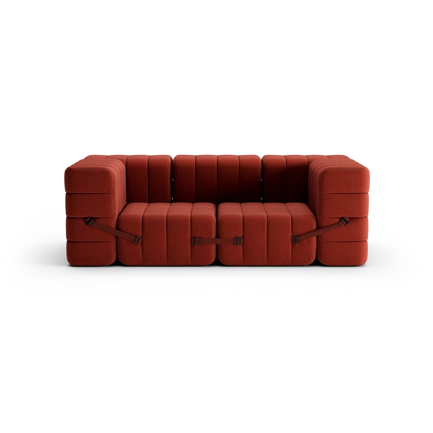 CURT 2 Seater Sofa in 100% recycled wool, modular system.