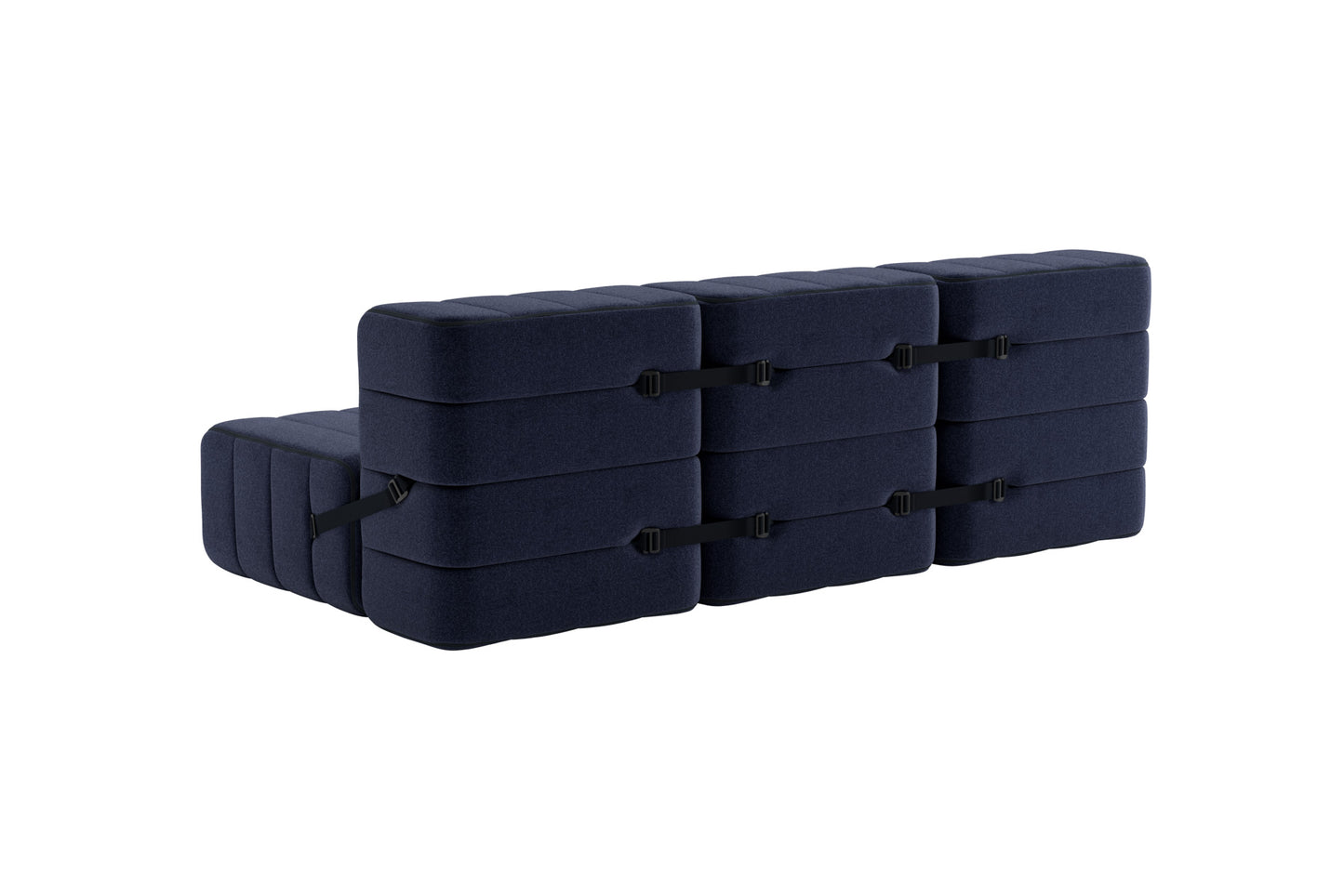 CURT 3 seater sofa in 100% recycled wool