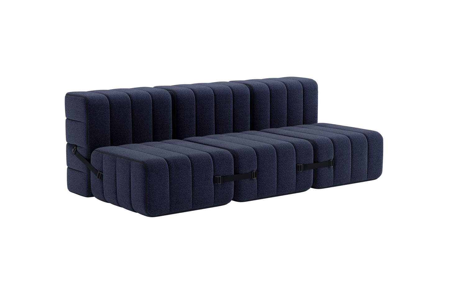 CURT 3 seater sofa in 100% recycled wool