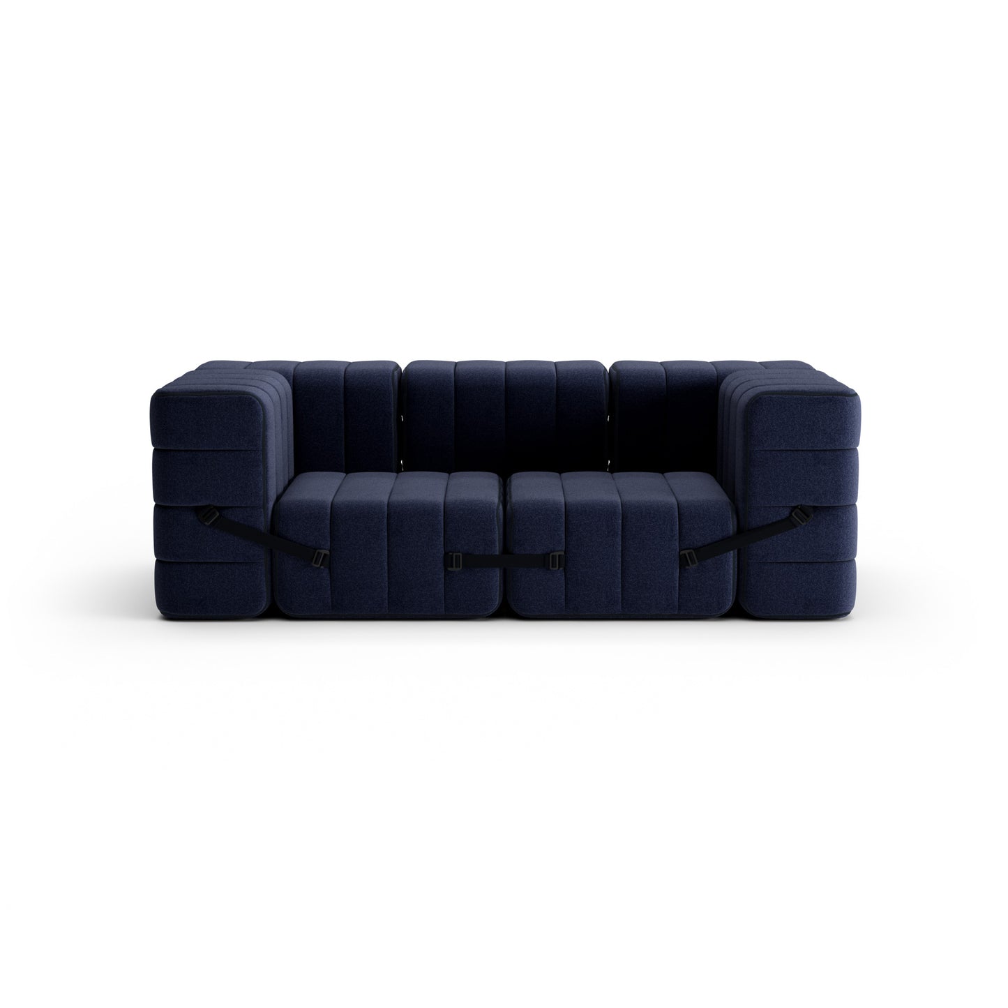 CURT 2 Seater Sofa in 100% recycled wool, modular system.