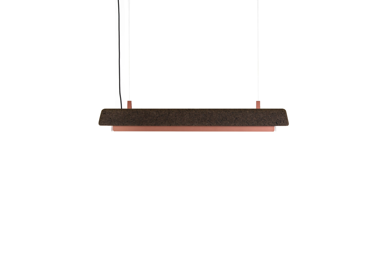 CORTINA Big Suspended cork ceiling lamp.
