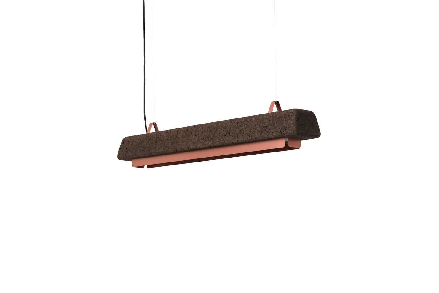 CORTINA Big Suspended cork ceiling lamp.