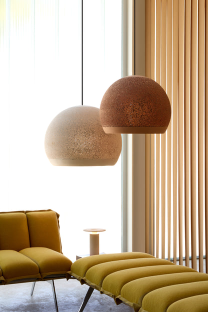 Candeeiro Suspenso SpongeUP 40 em Barro Feito á mão