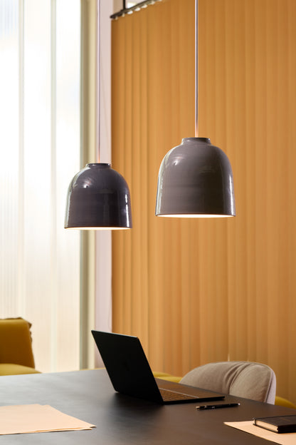 BEZIER BOLD pendant lamp handcrafted clay.