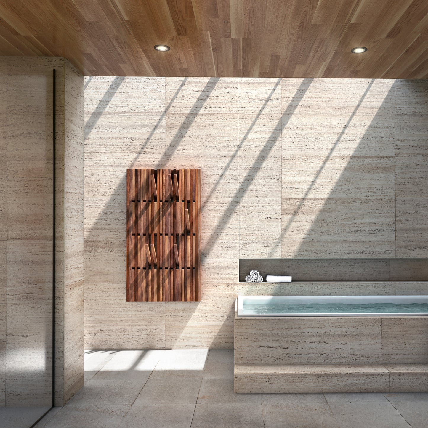 Piano-shaped wooden wall hanger (FSC certified)