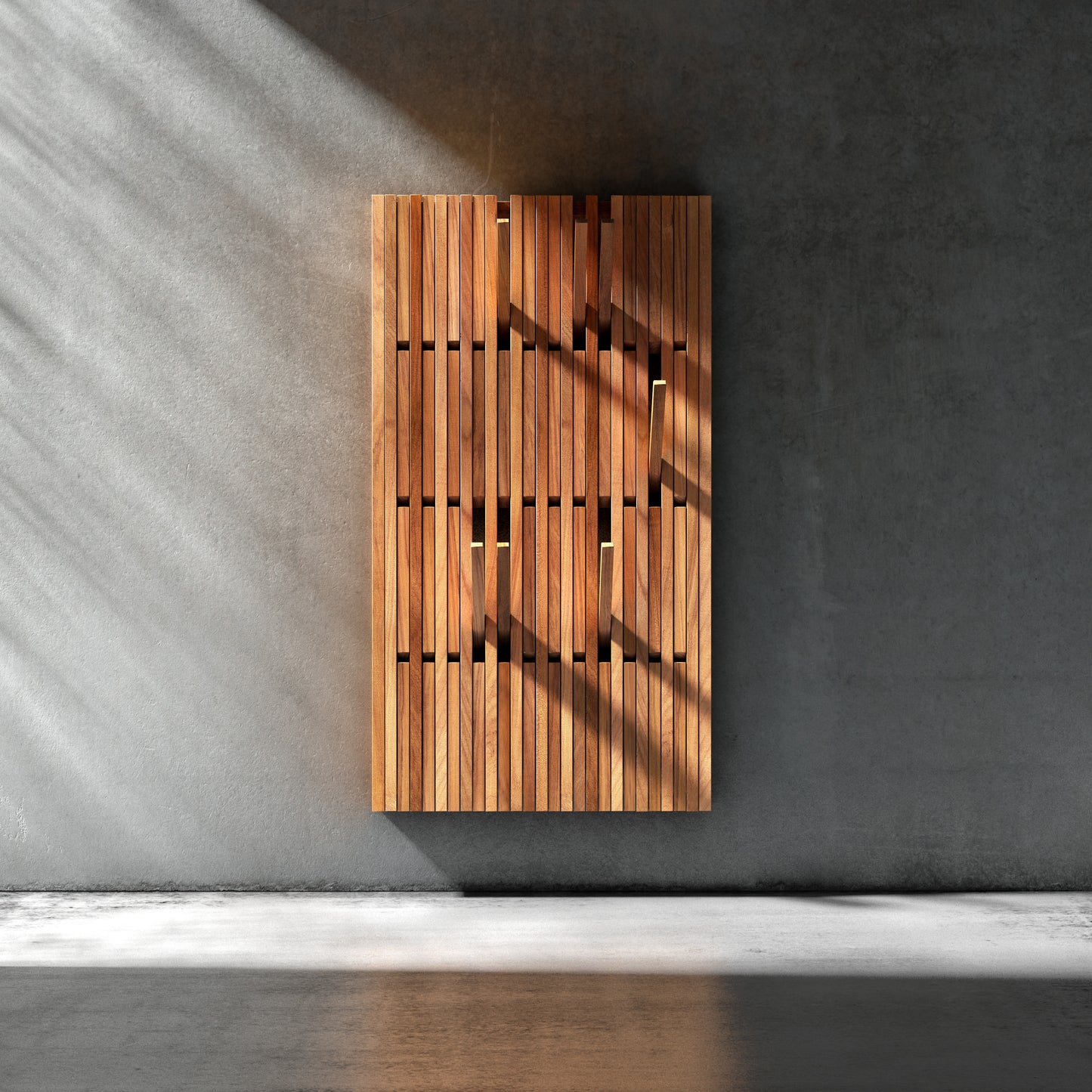 Piano-shaped wooden wall hanger (FSC certified)