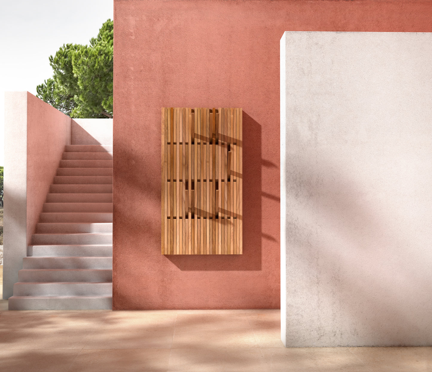 Piano-shaped wooden wall hanger (FSC certified)