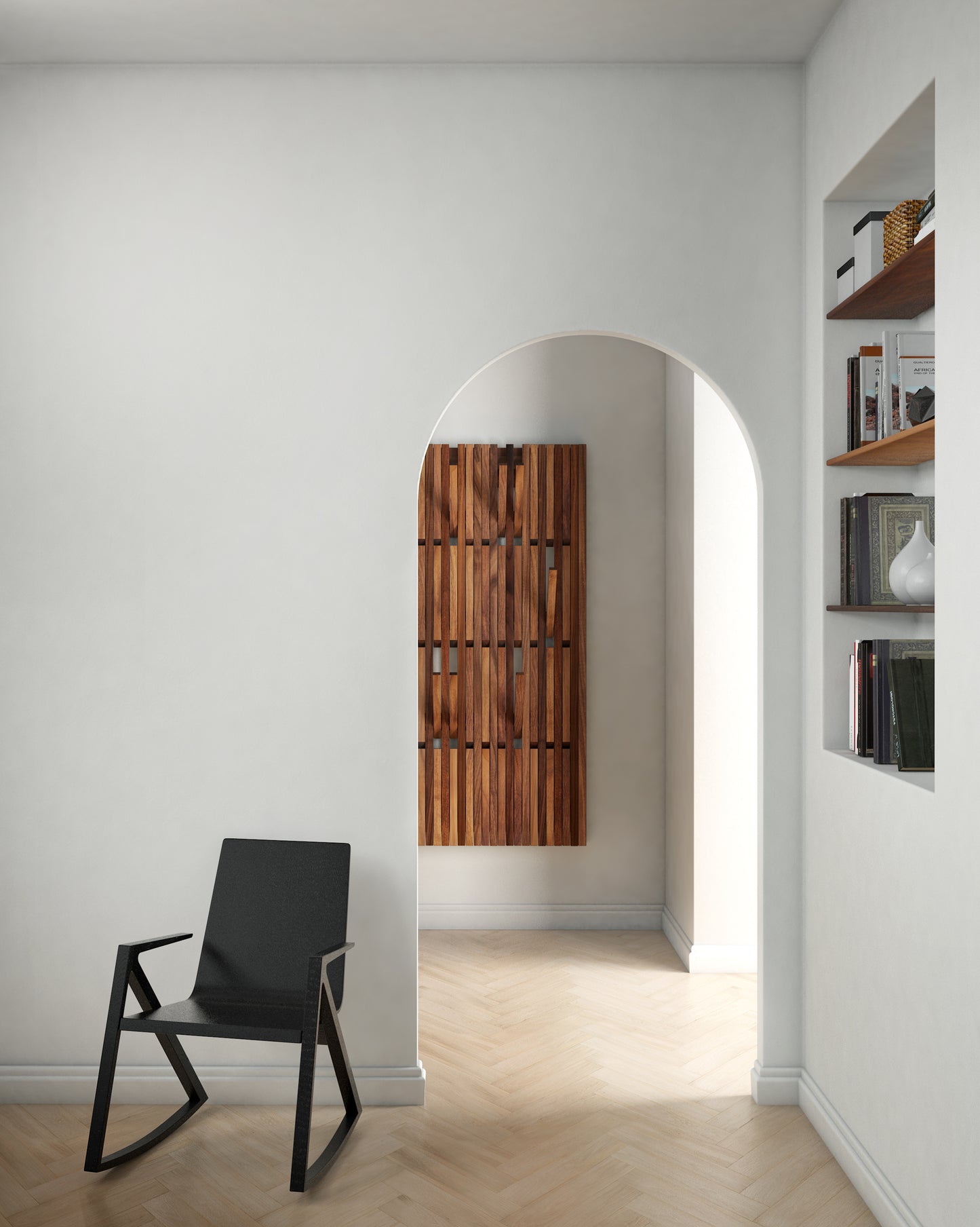 Piano-shaped wooden wall hanger (FSC certified)