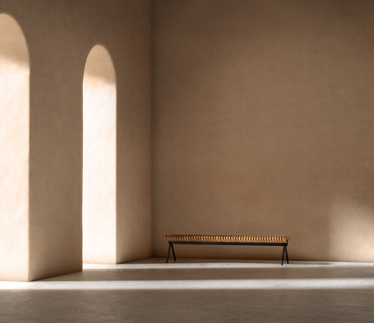 PRÉLUDE – Banc haut de gamme en bois et métal certifiés CSC