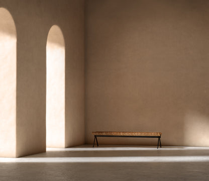 PRÉLUDE – Banc haut de gamme en bois et métal certifiés CSC