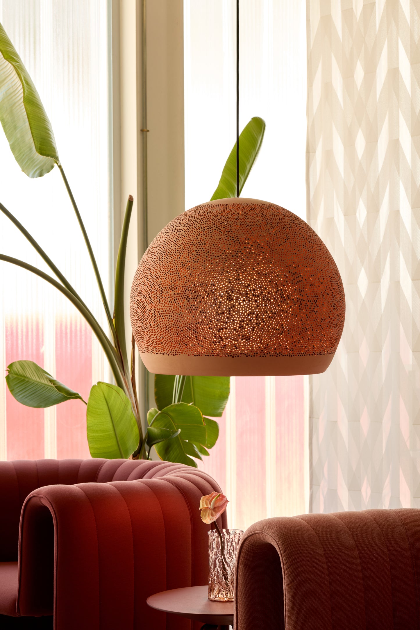 SpongeUP 70 Candeeiro Suspenso em barro artesanal