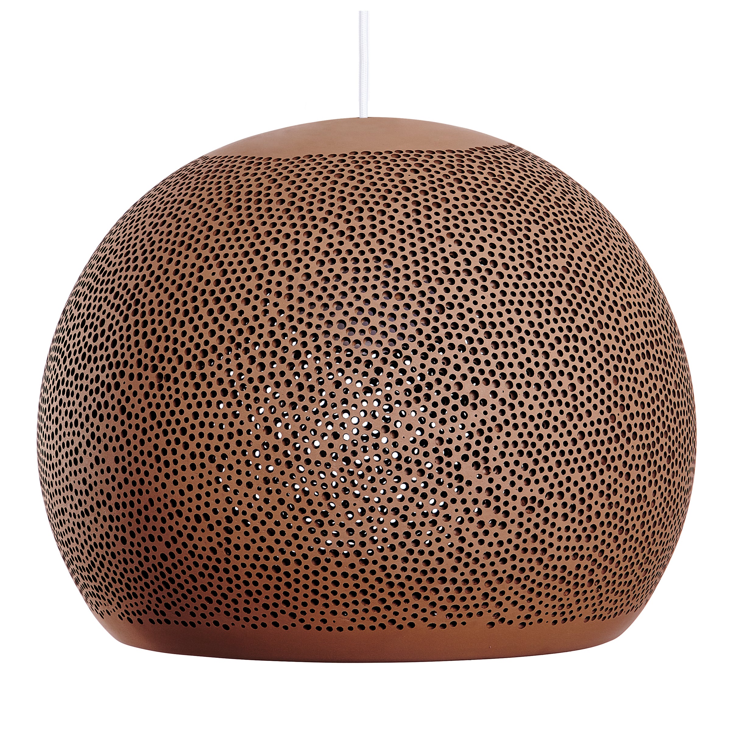 SpongeUP 60 Hanging Lamp in Handmade Clay – ETHOS HOME