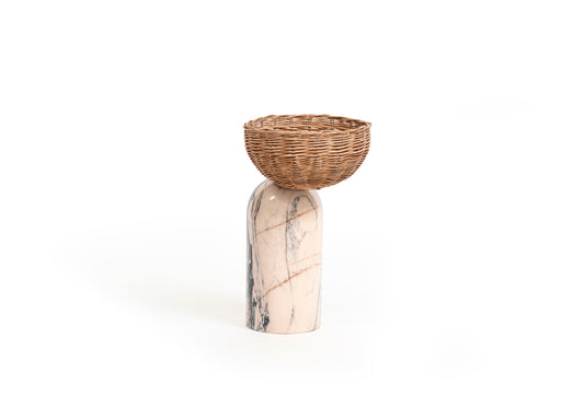 Table d'appoint en osier CELESTE