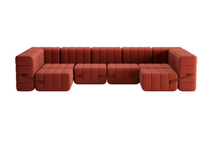 CURT Sofa in 100% recycled wool. 6-seat modular system