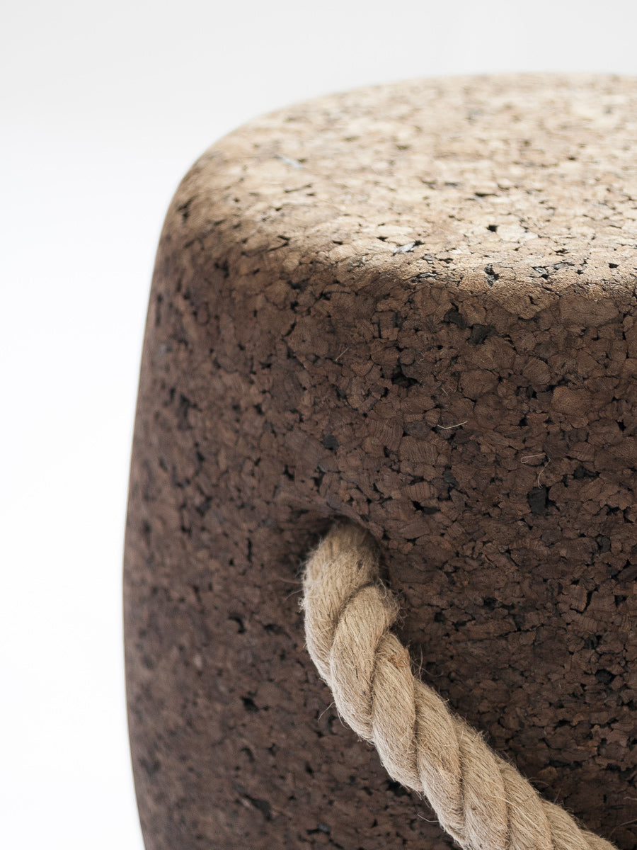 PIPO Big Pouf / Side Table in FSC certified cork
