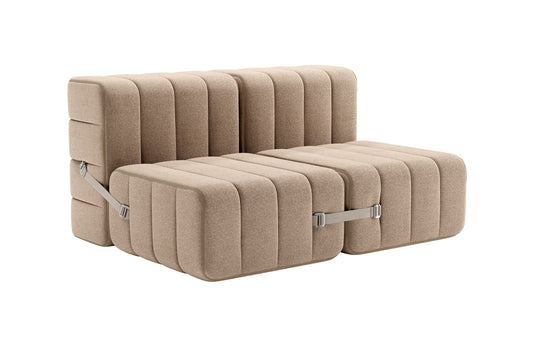 CURT 2 Seater Sofa in 100% recycled wool