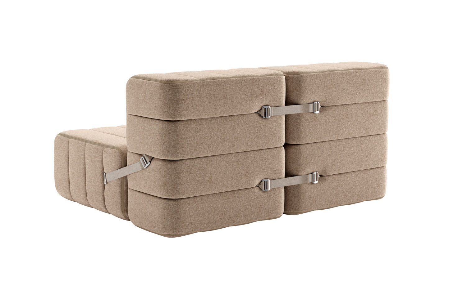 CURT 2 Seater Sofa in 100% recycled wool