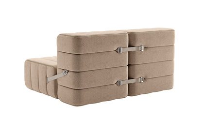 CURT 2 Seater Sofa in 100% recycled wool