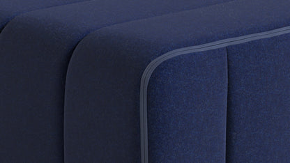 CURT 2 Seater Sofa in 100% recycled wool, modular system.