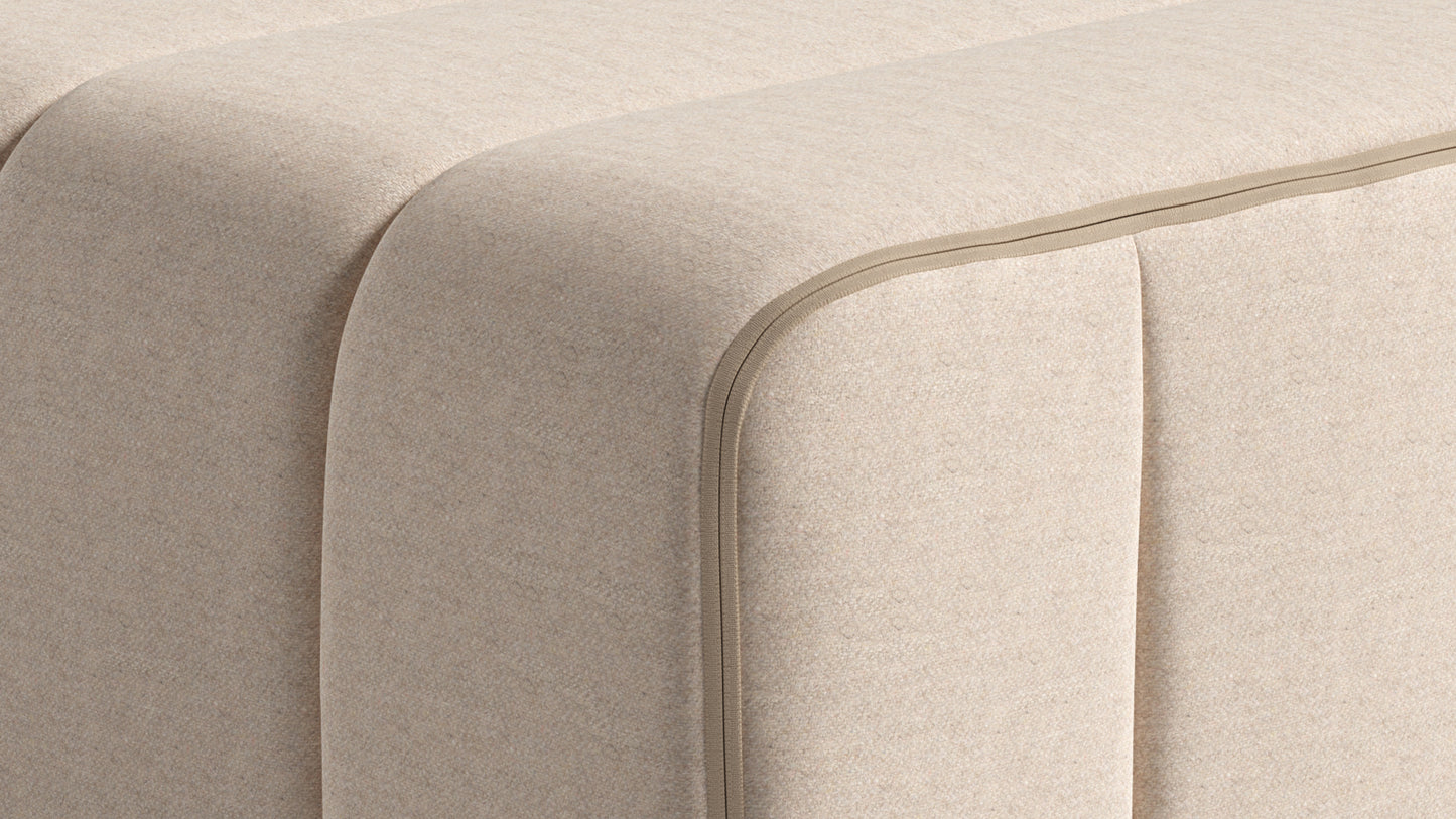 CURT 2 Seater Sofa in 100% recycled wool, modular system.